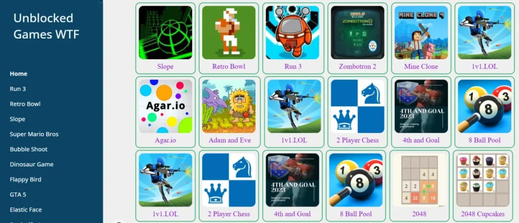 Unblocked Games WTF