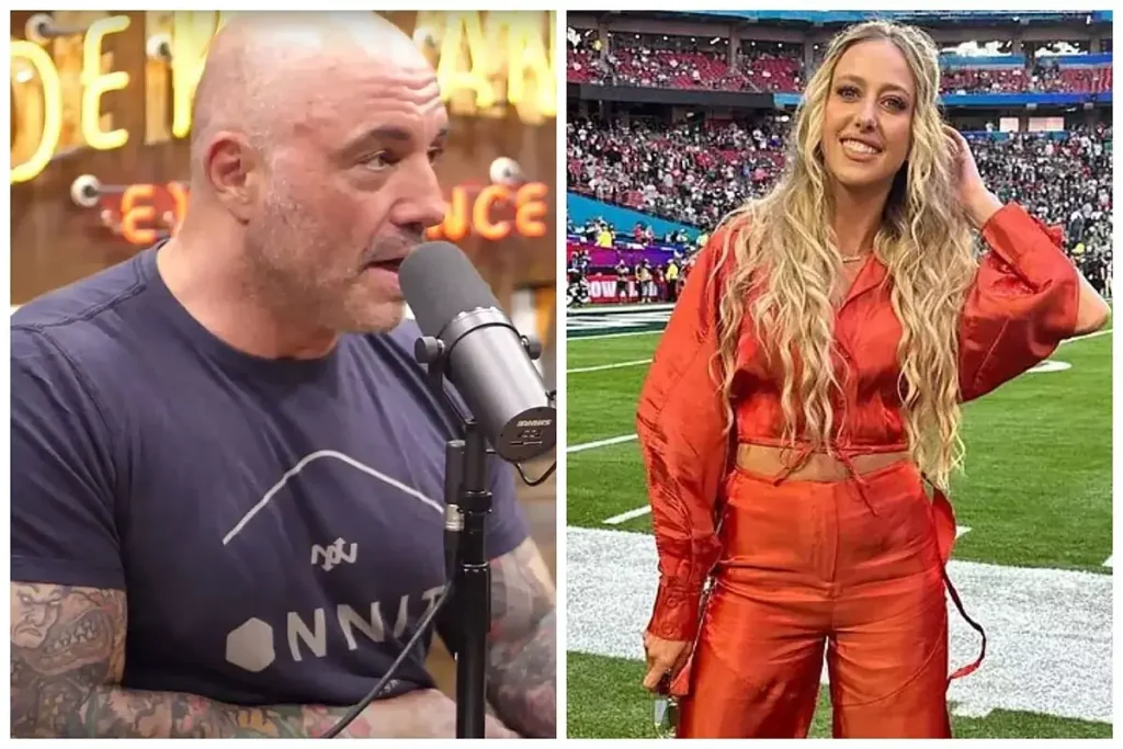 Joe Rogan mocks Patrick Mahomes' wife after Super Bowl antics