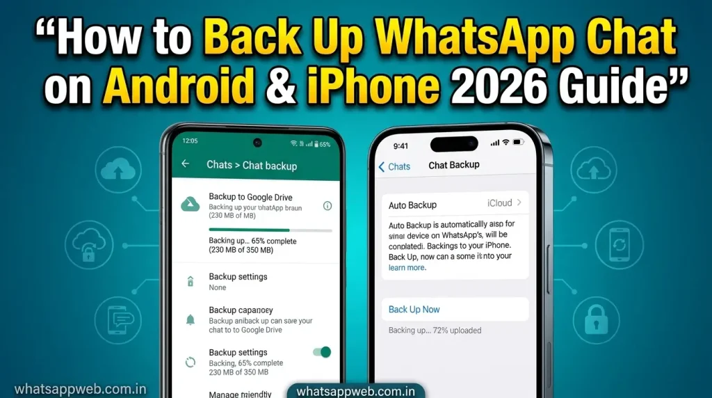 how to backup whatsapp chat