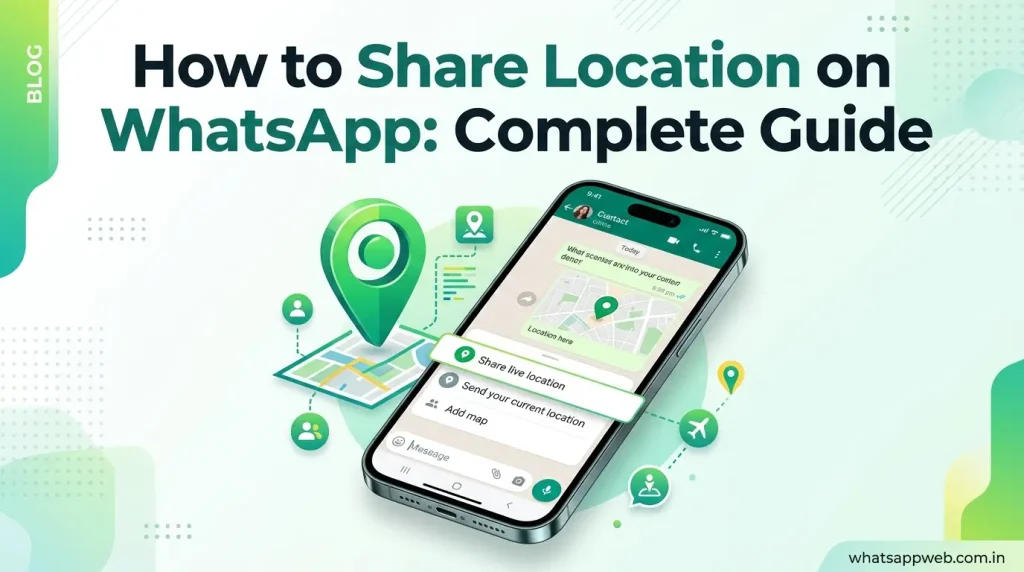 how to share location on whatsapp