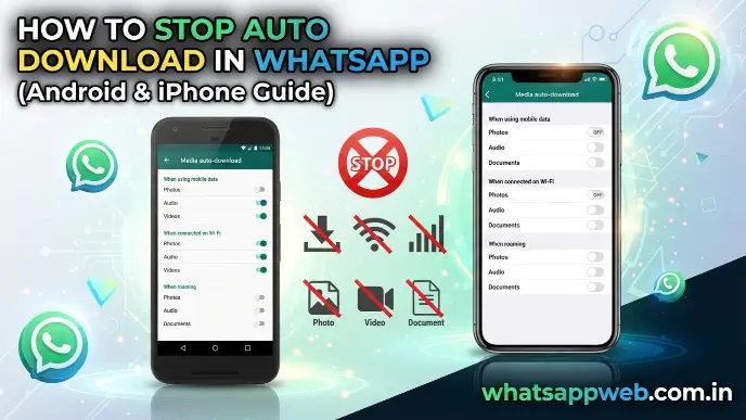 How to Stop Auto Download in WhatsApp