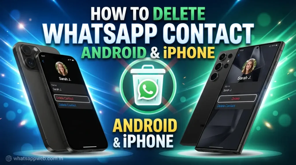 how to delete whatsapp contact  