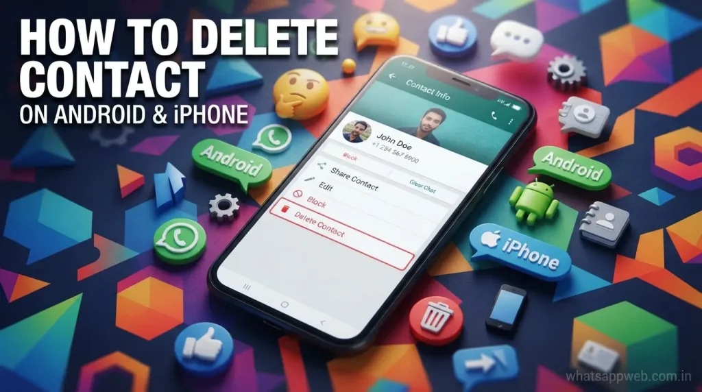how to delete whatsapp contact