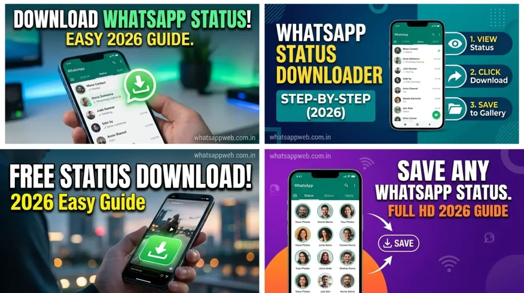 how to download whatsapp status